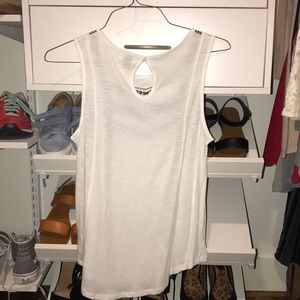 Old Navy Tops - white embroidered old navy tank Old Navy Tops - white embroidered old navy tank